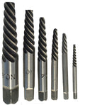 #1-6 Carbon Steel Spiral Flute Screw Extractor Set