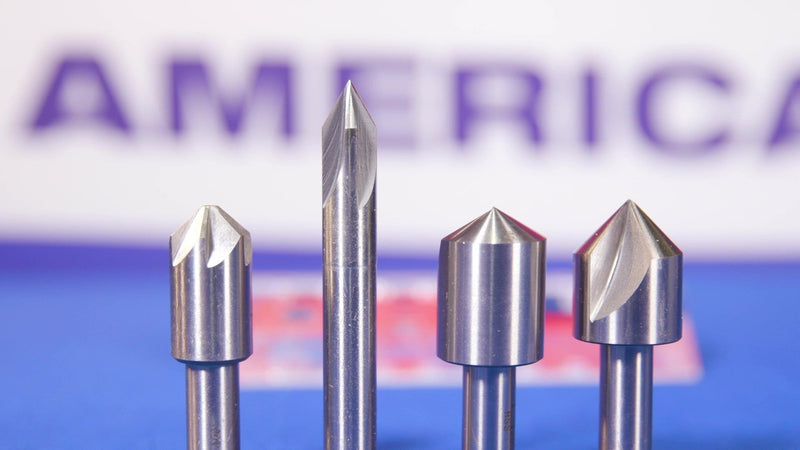 1/2"-60 HSS Single Flute Countersink