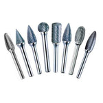 8 Piece Carbide Bur Set (SA5, SC3, SC5, SD5, SF3, SF5, G3 & SL4)