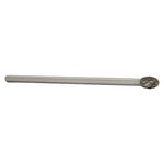 SE-1 1/4" X 3/8" X 6" Long Shank Oval Carbide Bur 1/4" Shank