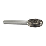 SE-5NF 1/2" X 7/8" Oval Carbide Bur 1/4" Shank for Aluminum