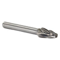 SF-6NF 5/8" X 1" Tree Carbide Bur 1/4" Shank for Aluminum