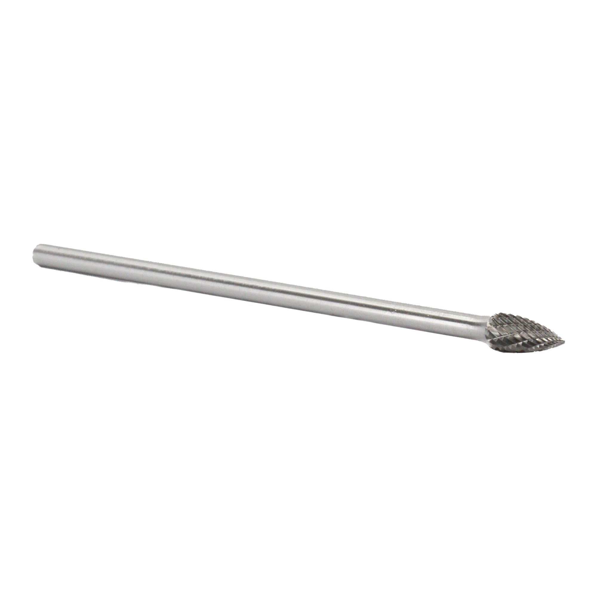SG-5 1/2" X 1" 6" Long Shank Tree Pointed End Carbide Bur 1/4" Shank