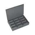 12 Hole Large Metal Locking Drawer Compartment Box
