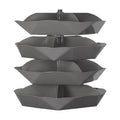 44" Metal Revolving Rotabin with 20 Compartments