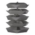 44" Metal Revolving Rotabin with 24 Compartments