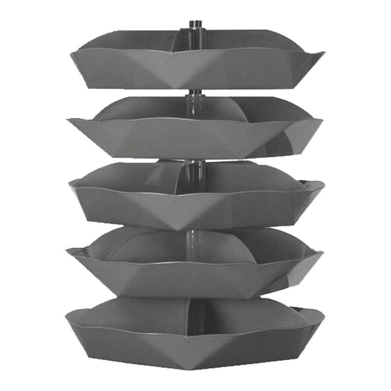 44" Metal Revolving Rotabin with 24 Compartments