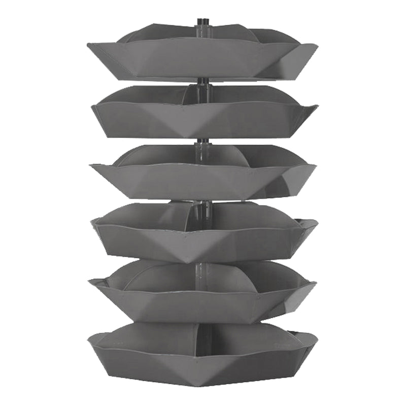 44" Metal Revolving Rotabin with 30 Compartments