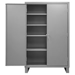 Metal Locking Larger Storage Cabinet with 4 Shelves