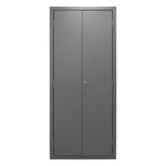 Metal Locking Storage Cabinet with 156 Yellow Hook-On-Bins