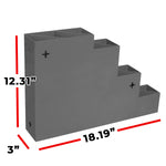 5/10 Hole Metal Cable Tie Rack