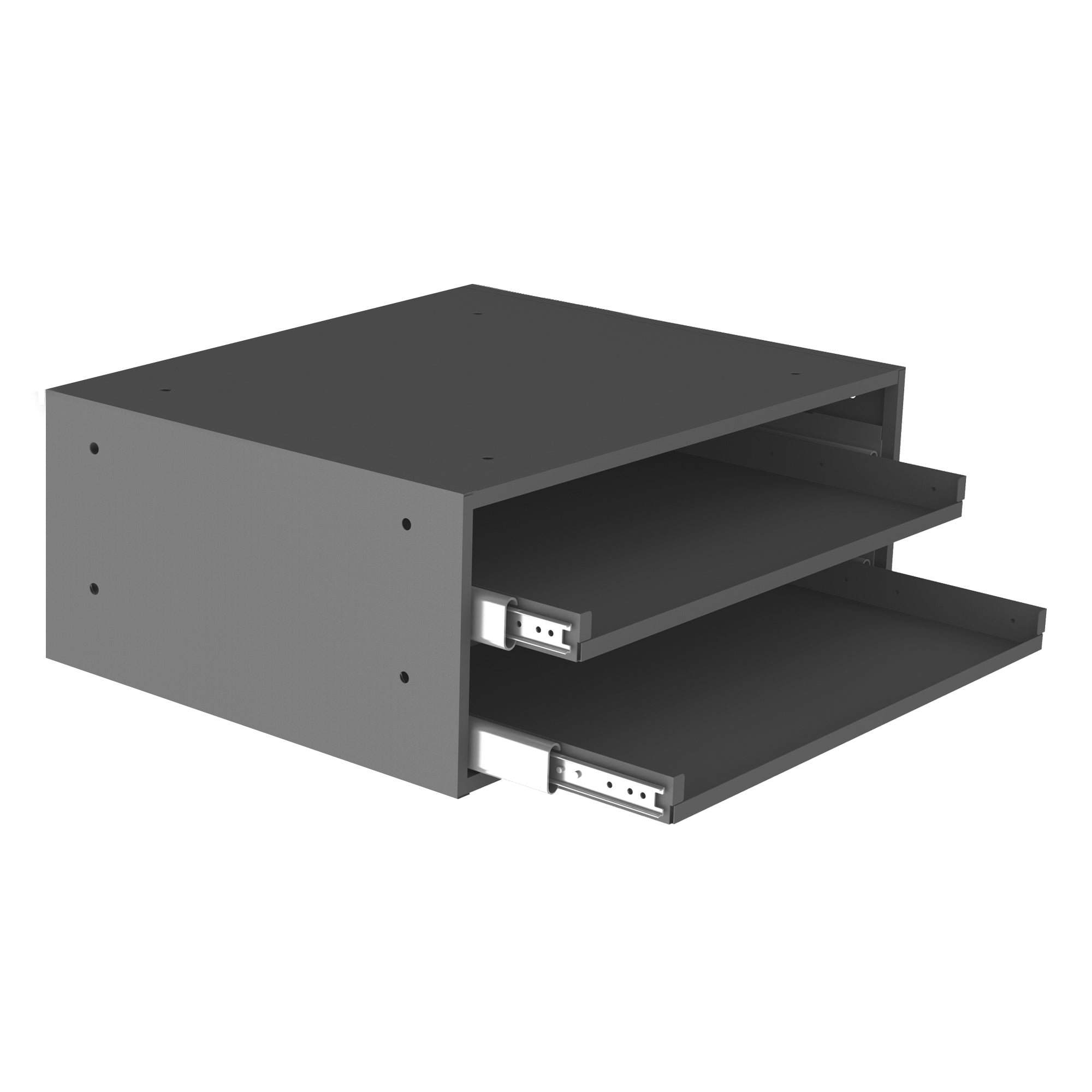 2 Bearing Slide Larger Metal Storage Rack Cabinet