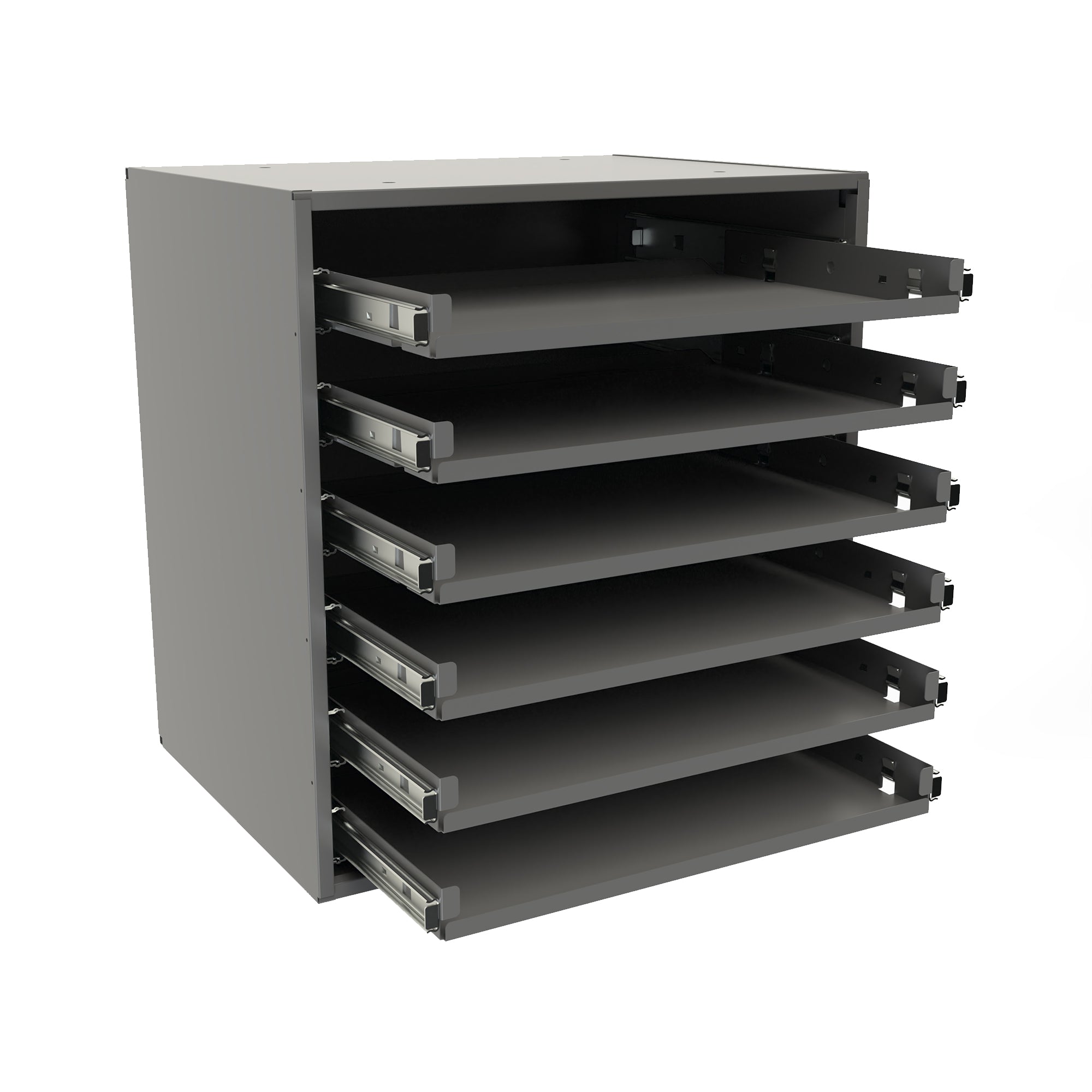 6 Drawer Bearing Slide Metal Storage Rack Cabinet