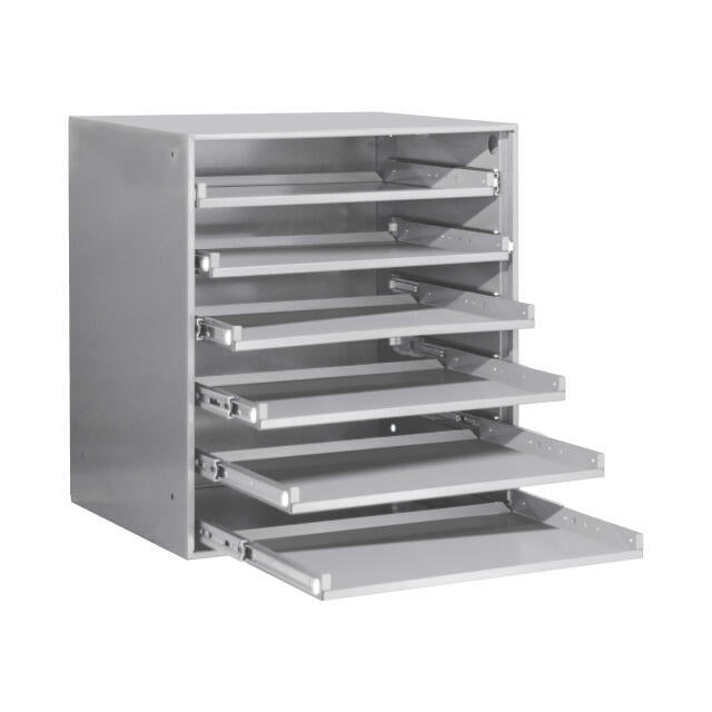 6 Bearing Slide Larger Metal Storage Rack Cabinet