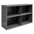 4 Hole Metal Divider Bin 12" Deep