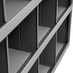 12 Hole Metal Divider Bin 12" Deep