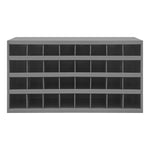 32 Hole Metal Divider Bin 9" Deep