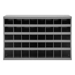 40 Hole Metal Divider Bin 9" Deep