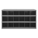 18 Hole Metal Divider Bin 12" Deep