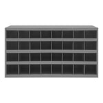 32 Hole Metal Divider Bin 12" Deep