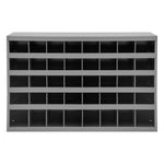 40 Hole Metal Divider Bin 12" Deep