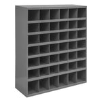 42 Hole Metal Divider Bin 12" Deep