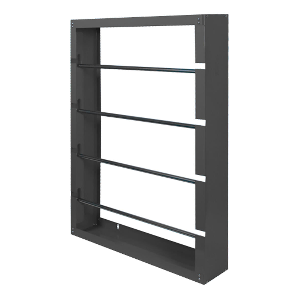 Mountable Metal Wire Spool Rack with 4 Rods