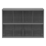 8 Hole Metal Divider Bin 9" Deep