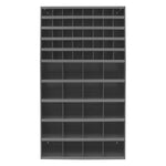 60 Hole Metal Divider Bin 12" Deep