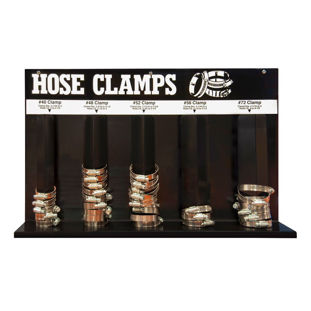 5 Loop Metal Hose Clamp Rack