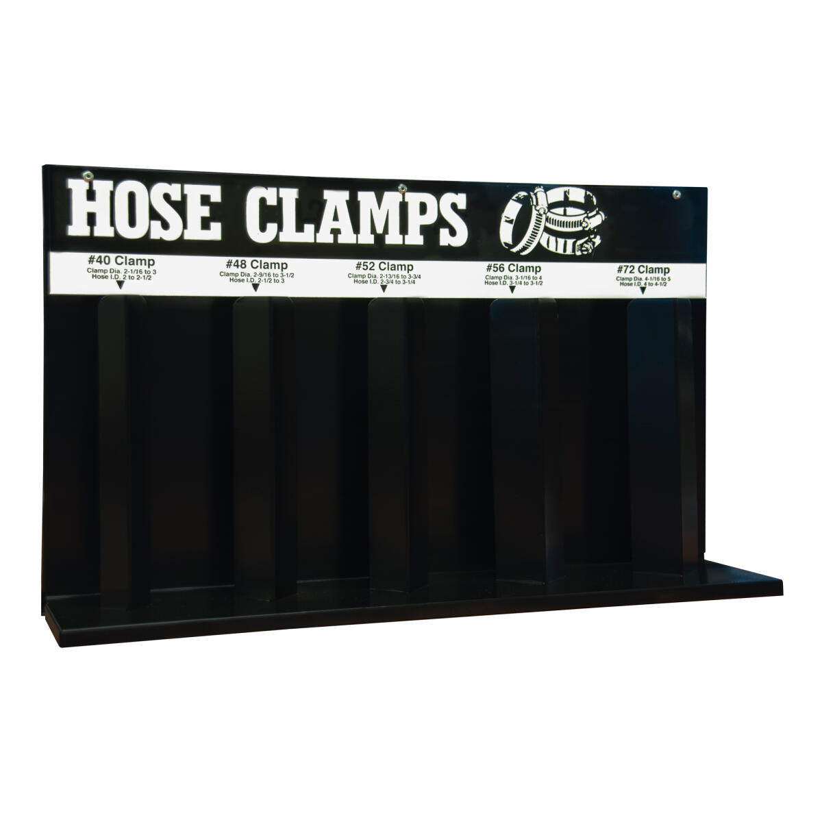 5 Loop Metal Hose Clamp Rack