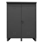 Outdoor Storage Cabinet with 4 Shelves - 60" Wide