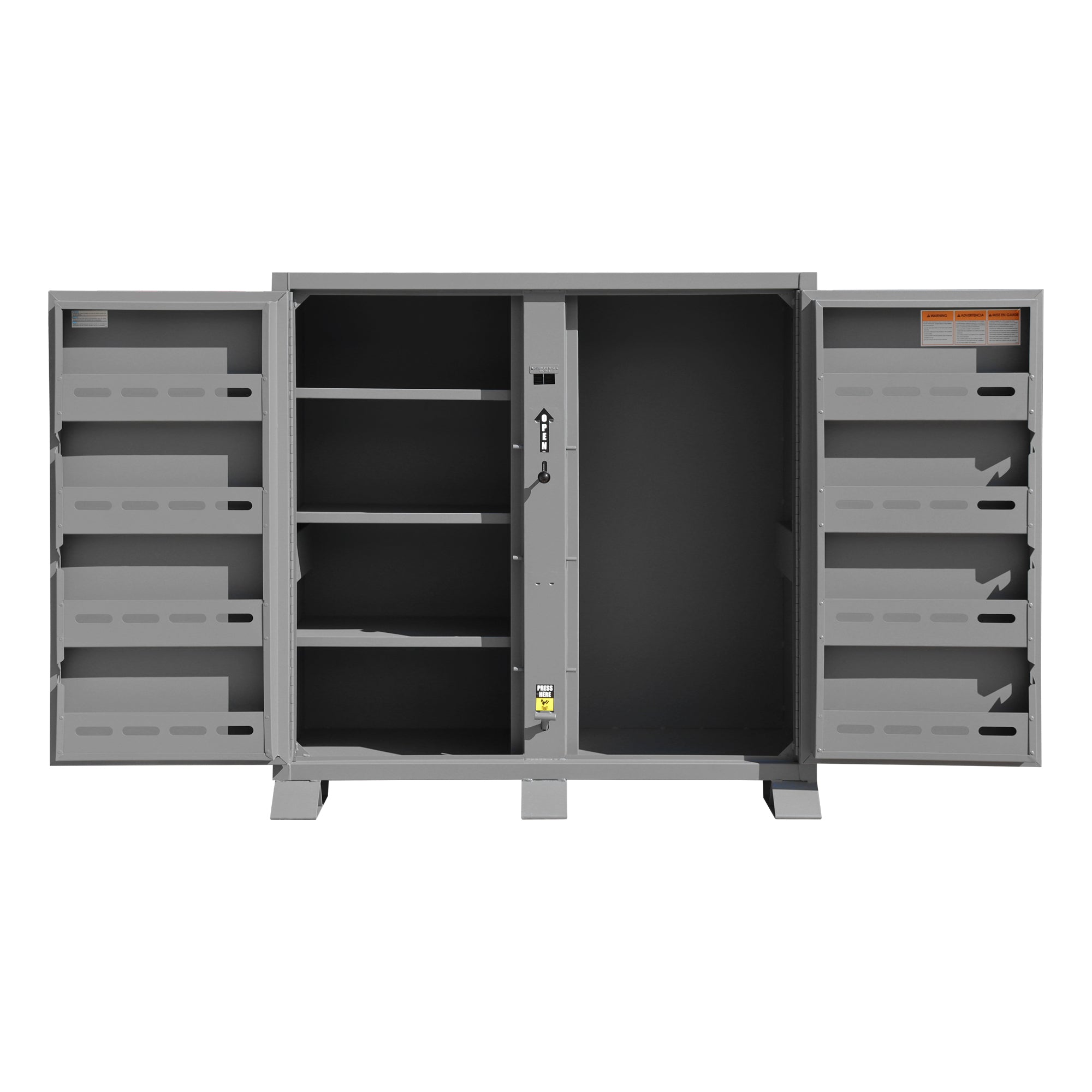 47.5ft³ Jobsite Storage Cabinet with 3 Shelves