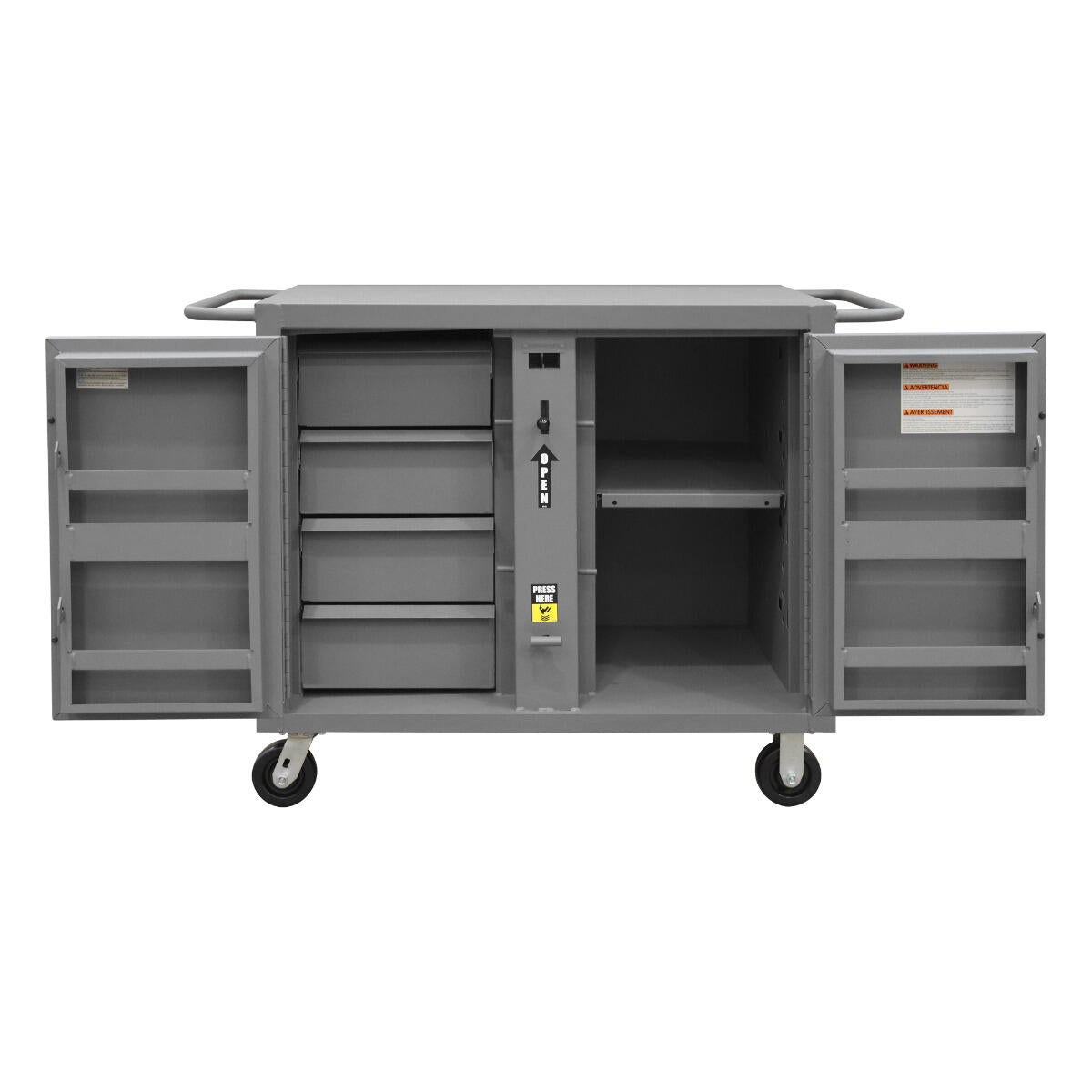 Mobile Jobsite Storage Cabinet
