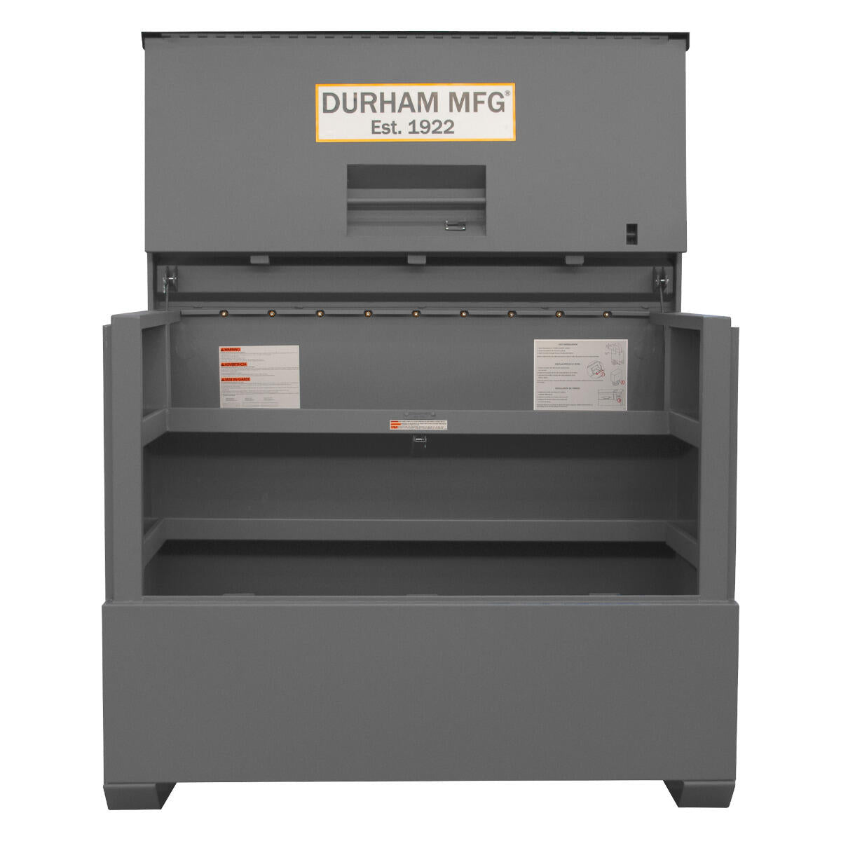 47.8ft³ Jobsite Piano-Lid Storage Box
