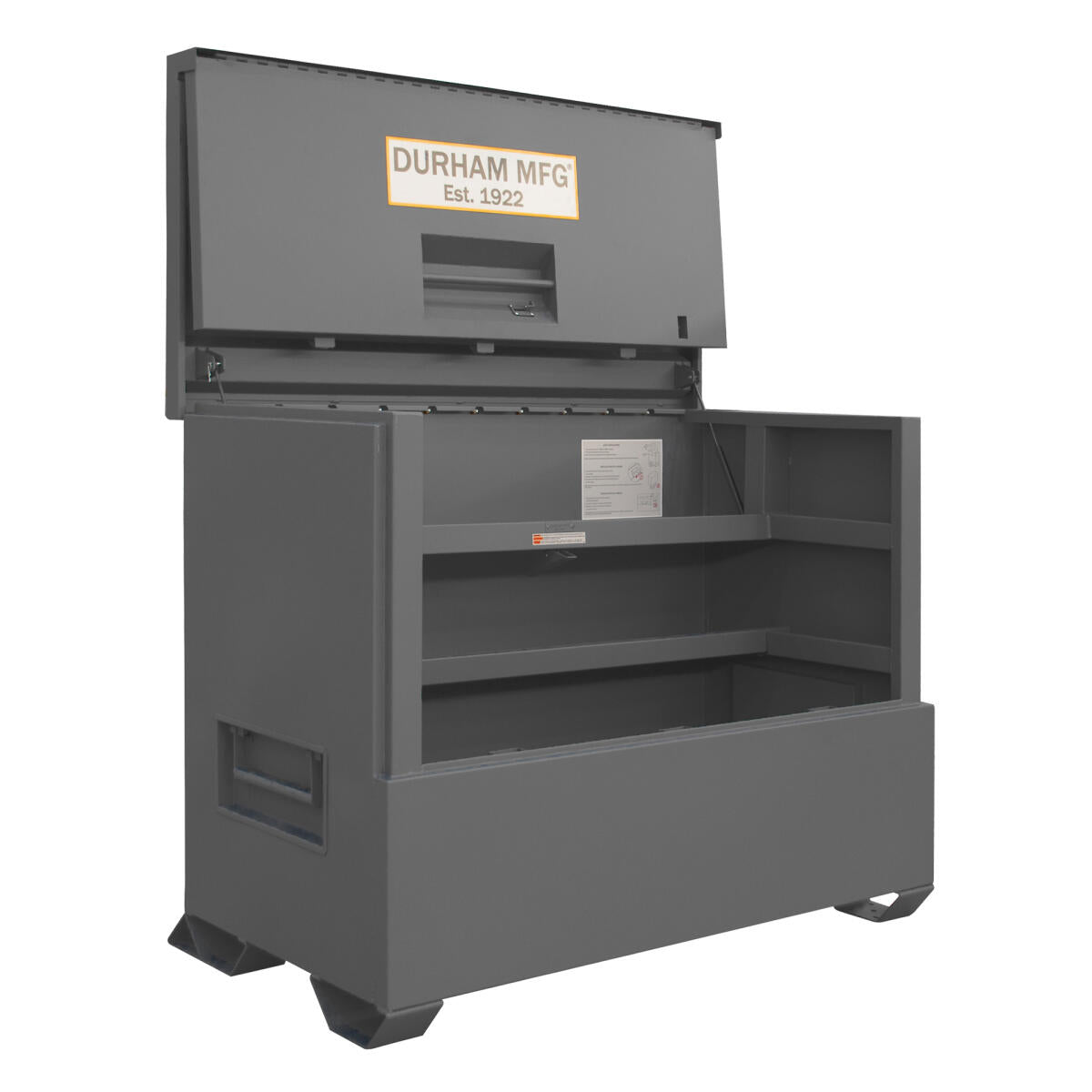 47.8ft³ Jobsite Piano-Lid Storage Box