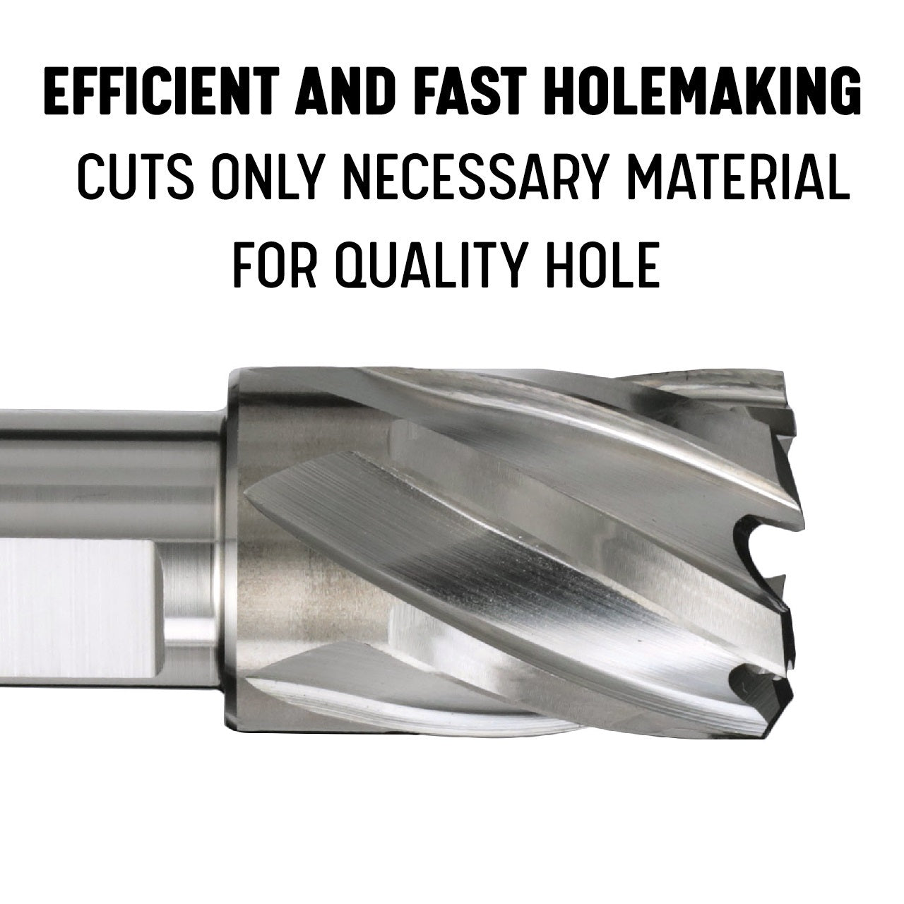 1" X 2" HSS Annular Cutter with Pilot Pin