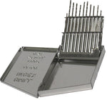 20 Piece HSS Black Oxide Jobber Length Drill Bit Set, DWDN, #61 - #80