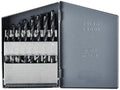 19 Piece HSS Black Oxide Jobber Length Drill Bit Set, DWDN, #1.00mm - 10.00mm