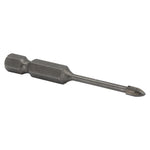 1/8" Carbide Tipped 4 Flute Glass & Tile Drill Bit with Hex Shank