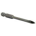 3/16" Carbide Tipped 4 Flute Glass & Tile Drill Bit with Hex Shank