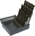 60 HSS Left Hand Jobber Length Drill Bit Set, #1 - #60