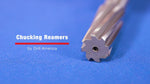 13/16" HSS Taper Shank Straight Flute Chucking Reamer