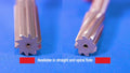 13/32" HSS Straight Shank Straight Flute Chucking Reamer