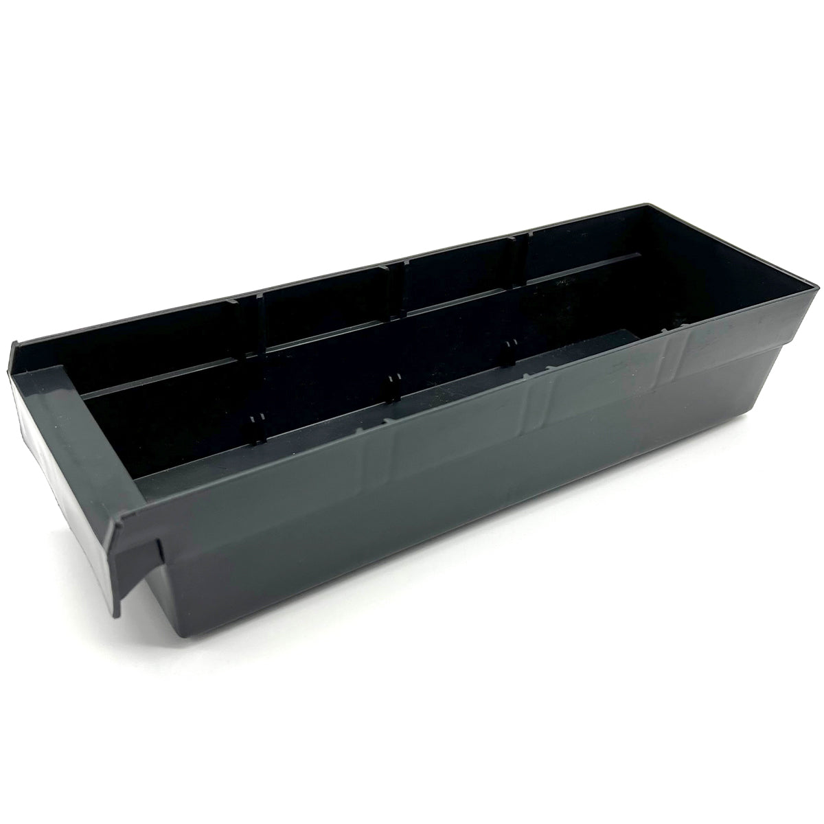 Plastic Bin Divider Tray for 12" Deep Bins, Black