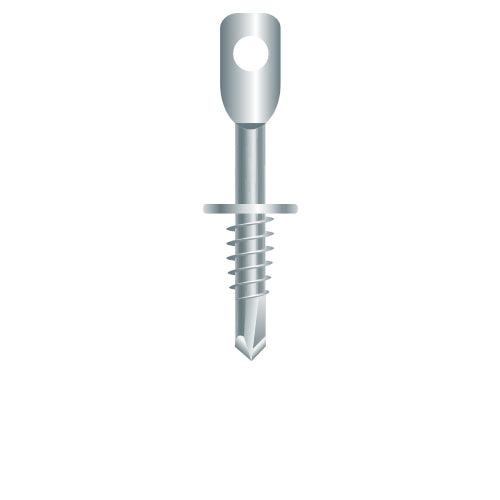 #1/4 Eye Lag 1/4 x 3-1/4, Self-Drilling, Zinc