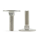 1/2"-13x1-1/2" Stainless Steel Round Head Square Neck Elevator Bolt