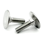 1/2"-13x1-1/2" Stainless Steel Round Head Square Neck Elevator Bolt