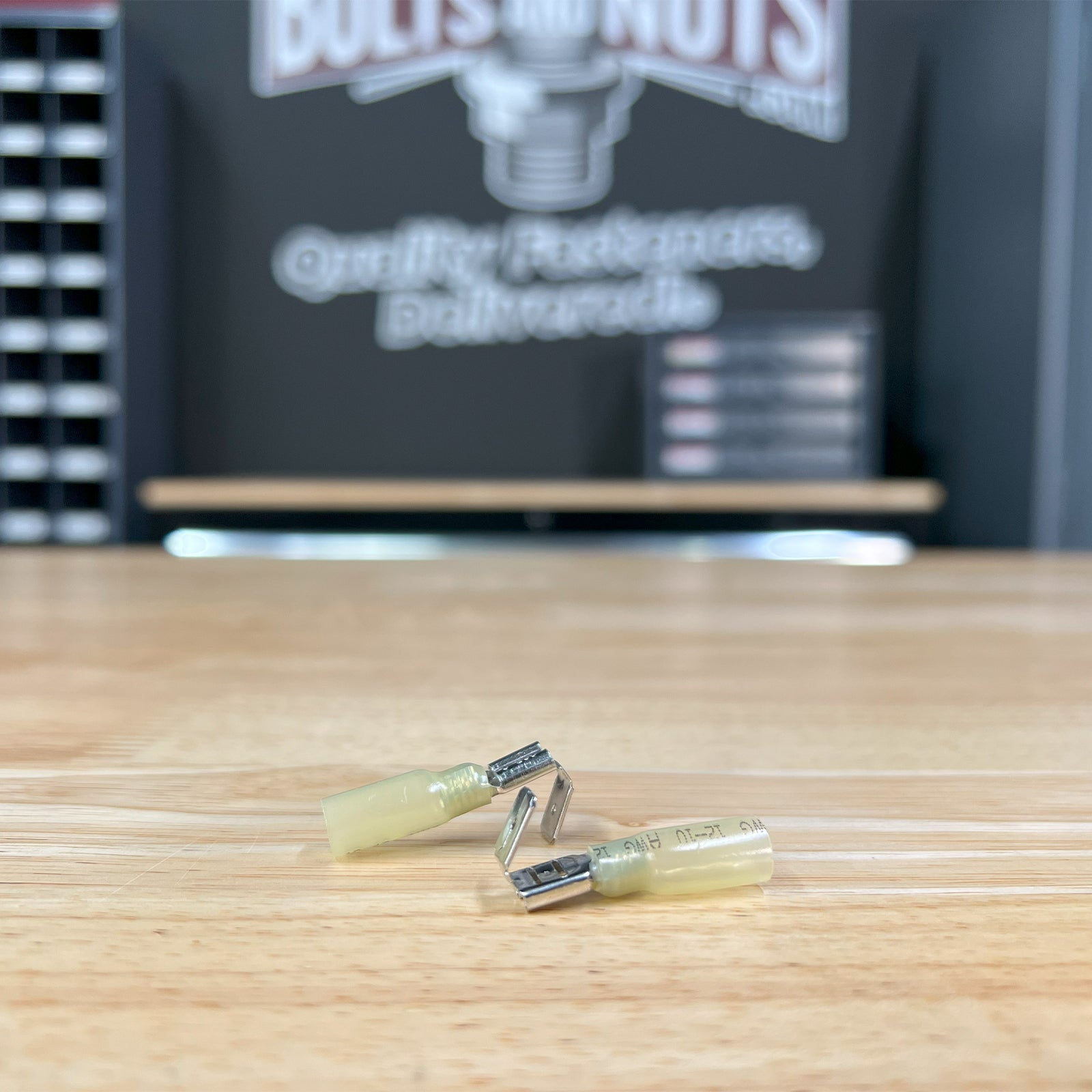 Yellow Heat Shrink Marine Grade Piggy Back Connectors, AWG 12-10