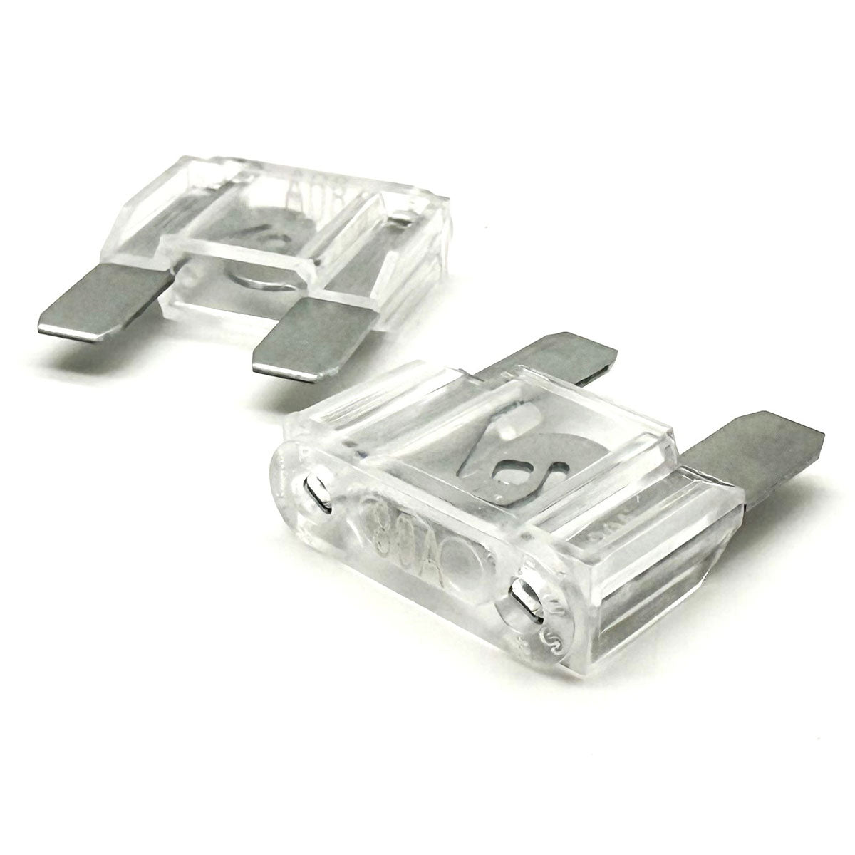 80AMP APX/MAXI Blade Fuse 32V Clear